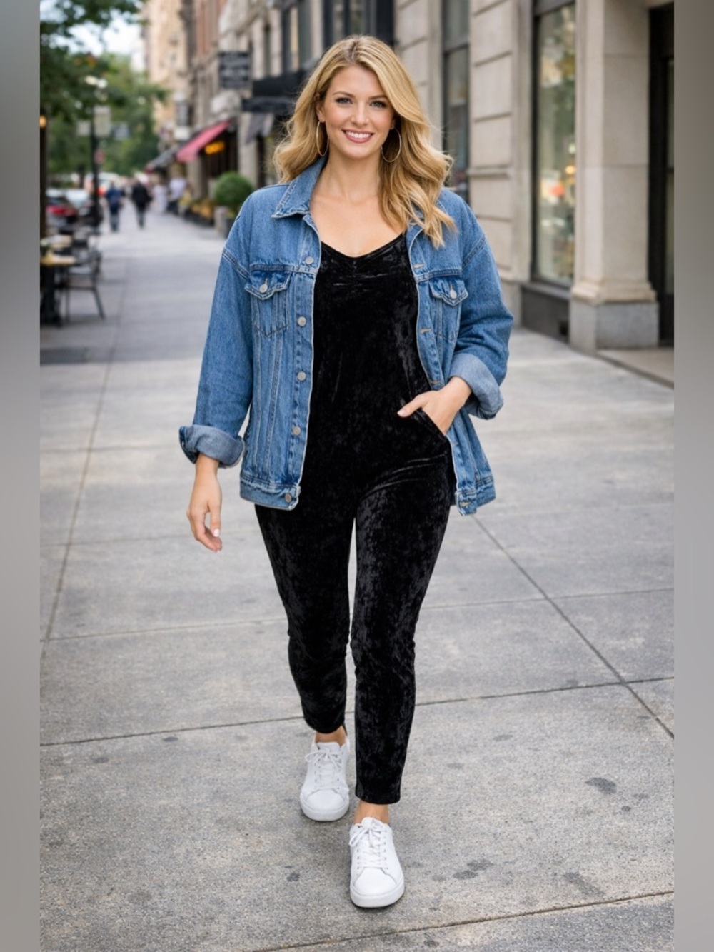 TOPSHOP - black velvet fitted bodysuit, Romper, Jumpsuit. Size 10